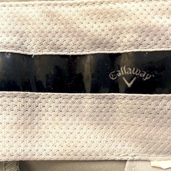 Men’s Callaway Grey Polyester and Spandex Golf Pants Size 34x32 - Picture 7 of 7